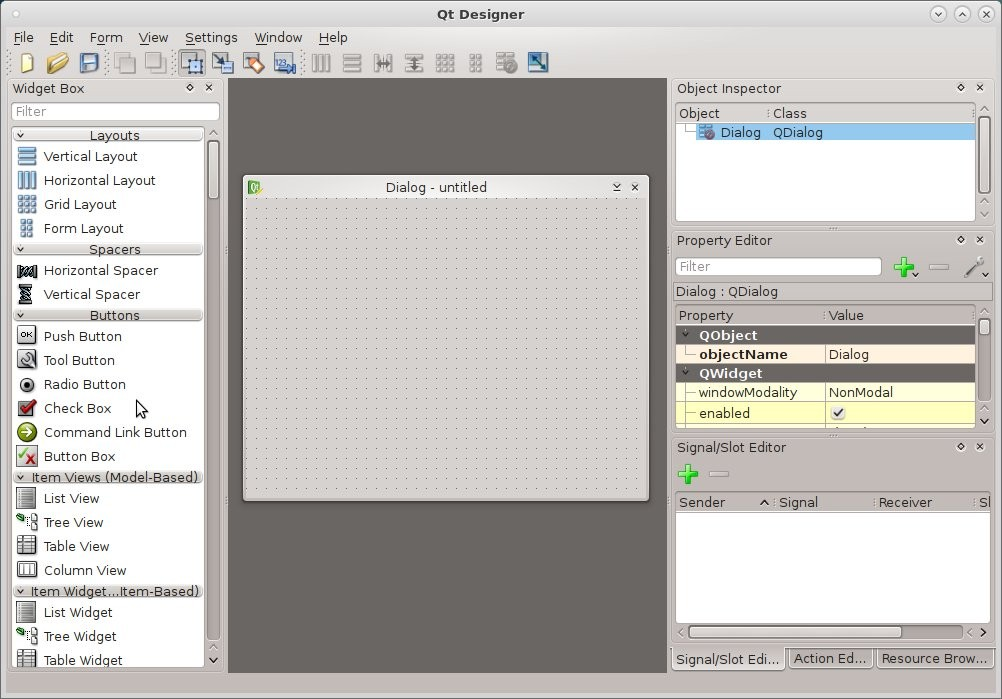 qt designer 1